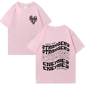 Renee Rapp yabancılarla severler için düşmanlar baskı T Shirt erkek kadın vintage giyim boy k