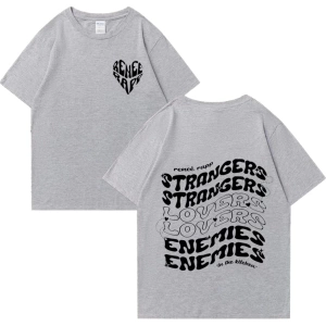 Renee Rapp yabancılarla severler için düşmanlar baskı T Shirt erkek kadın vintage giyim boy k