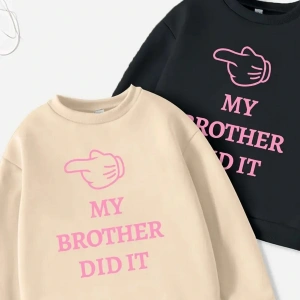 Renkli Biskilet Yaka Sweatshirt Çift Sevgili Kombinleri Couple Clothing