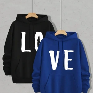 Renkli Kapşonlu Sweatshirt Çift Sevgili Kombinleri Couple Clothing