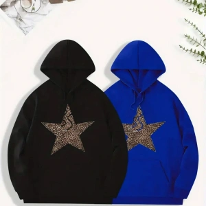 Renkli Kapşonlu Sweatshirt Çift Sevgili Kombinleri Couple Clothing