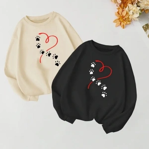 Renkli Kapşonlu Sweatshirt Çift Sevgili Kombinleri Couple Clothing