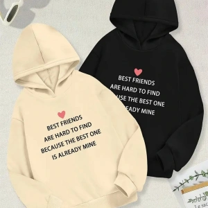 Renkli Kapşonlu Sweatshirt Çift Sevgili Kombinleri Couple Clothing