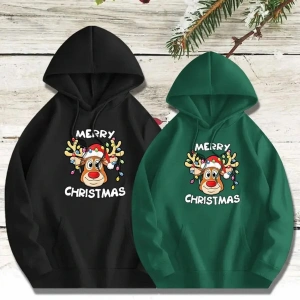 Renkli Kapşonlu Sweatshirt Çift Sevgili Kombinleri Couple Clothing