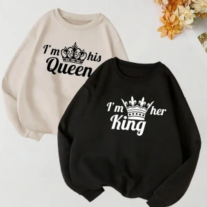 Renkli Kapşonlu Sweatshirt Çift Sevgili Kombinleri Couple Clothing