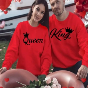 Renkli Kapşonlu Sweatshirt Çift Sevgili Kombinleri Couple Clothing