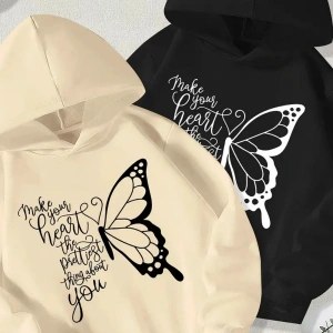 Renkli Kapşonlu Sweatshirt Çift Sevgili Kombinleri Couple Clothing