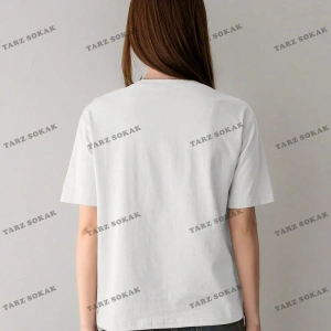 RETRO Baskılı Oversize Kalıp Unisex T-shirt