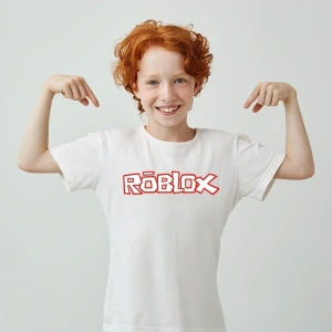 Roblox Baskılı Unisex Çocuk Tişört H14