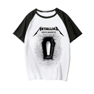 Rock Serisi Metallica Death Magnetic Baskılı Unisex Oversize