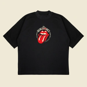 Rolling Stones 50.years Boxy Fit Oversize Unisex Tshirt – Baskılı Tişört |