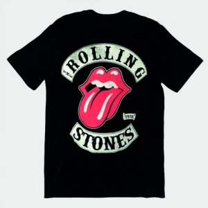 Rolling Stones Logo 1978 Rock Band Baskılı Battal Boy Penye Tişört