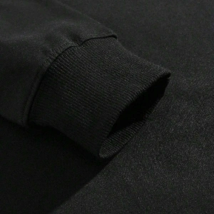 ROMWE Guys Letter & Skull Print Pullover Siyah