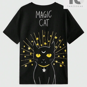 Rosie Karikatür Yazılı Baskılı Kısa Kollu Tişört