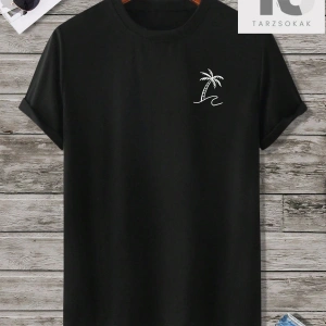 RSRT Erkek Tropikal Baskılı Tişört