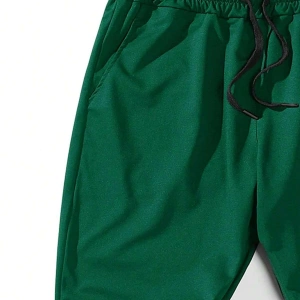 RSRT Letter Graphic Drawstring Waist Eşofman Altı