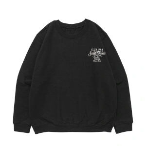 Saint Louis Baskılı Siyah Oversize Unisex