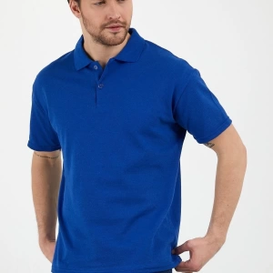 Saks Mavi Dar/slim Fitt Polo Yaka Tshirt