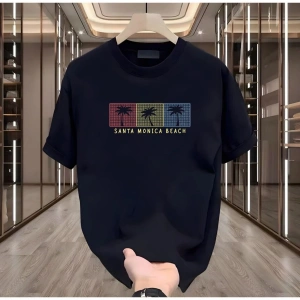 Santa Baskılı Beyaz