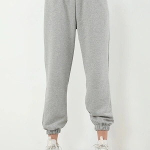 Şardonlu Kadın Gri Eşofman Altı