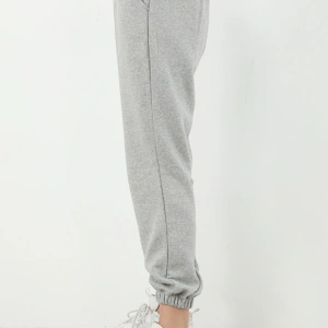 Şardonlu Kadın Gri Eşofman Altı