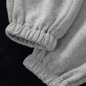 Şardonlu Kadın Gri Eşofman Altı