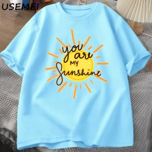 Sen benim güneş T-shirt pamuk adam kısa kollu T-shirt komik baskılı Tees erkekler kadınlar St 2980