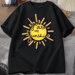 Sen benim güneş T-shirt pamuk adam kısa kollu T-shirt komik baskılı Tees erkekler kadınlar St 2980