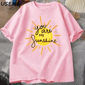 Sen benim güneş T-shirt pamuk adam kısa kollu T-shirt komik baskılı Tees erkekler kadınlar St 2980