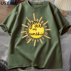 Sen benim güneş T-shirt pamuk adam kısa kollu T-shirt komik baskılı Tees erkekler kadınlar St 2980