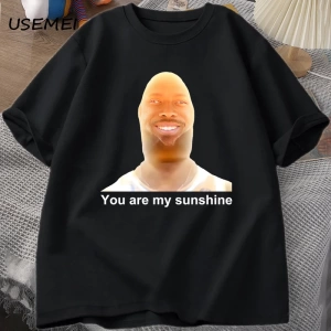 Sen benim güneşimsin Meme grafik T Shirt kadın erkek pamuk yaz baskılı erkek tişört yaz kısa  2847