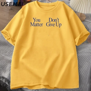 Sen Önemli Değil T-Shirt Erkek Tasarımcı Giyim Erkekler Grafik Tees Pamuk Şort Kollu T Gömlek 2947