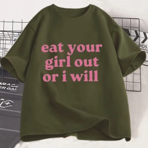 Senin kız dışarı yemek ya da ben T Shirt LGBTQ T-Shirt lezbiyen eşitlik hakları Tshirt gurur