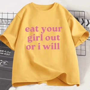Senin kız dışarı yemek ya da ben T Shirt LGBTQ T-Shirt lezbiyen eşitlik hakları Tshirt gurur