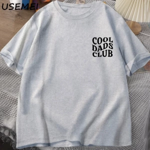 Serin Babalar Kulübü Tshirt babalar Günü Komik Koca T-Shirt Baba Baba TErkekler Pamuk 2830