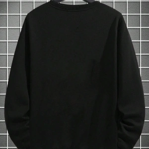 Shark Print Sweatshirt Siyah