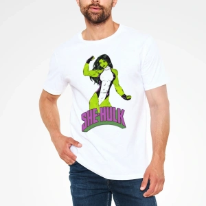 She-Hulk Beyaz Unisex Tişört T-Shirt