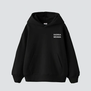 Sierra Nevada Baskılı Oversize Unisex Beyaz
