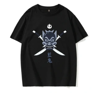 Siyah Avatar Son Hava Bükücü Tee Appa Yip Harajuku AB Boyutu Tshirt Mange Y2k s