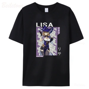 Siyah Genshin darbe Lisa Barbara Noelle Fischl Sucrose Mona Qiqi