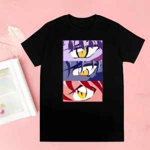 Siyah Inuyasha Yeni Baskı Tshirt Yaz Yenilik