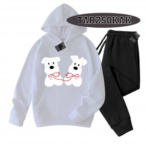 Siyah Kapşonlu film köpek Detaylı ikili TAKIM