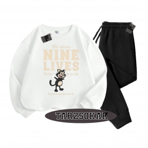 Siyah Kapşonlu Ine lives  Detaylı ikili TAKIM