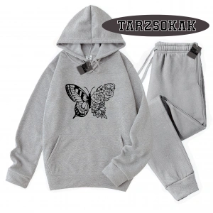 Siyah Kapşonlu kelebek çiçek  Detaylı ikili TAKIM