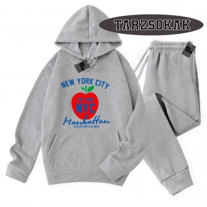 Siyah Kapşonlu Nyces  Detaylı ikili TAKIM