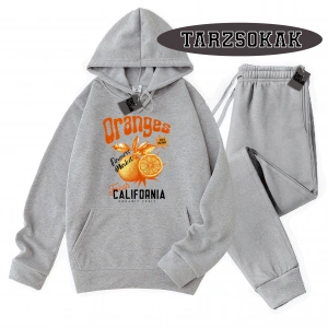 Siyah Kapşonlu Oranges  Detaylı ikili TAKIM