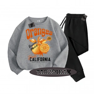 Siyah Kapşonlu Oranges  Detaylı ikili TAKIM