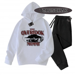 Siyah Kapşonlu Overlook Detaylı ikili TAKIM