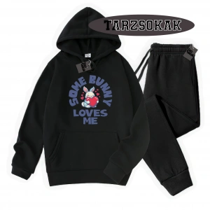 Siyah Kapşonlu Reason Detaylı ikili TAKIM