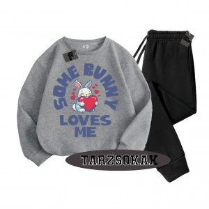 Siyah Kapşonlu Reason Detaylı ikili TAKIM